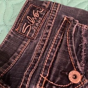 Gently used size 27 silver jeans